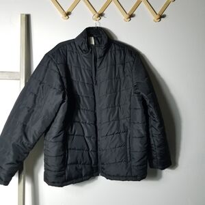 LIKE NEW FLADED GLORY MEN'S BLACK PUFFER COAT SIZE LARGE